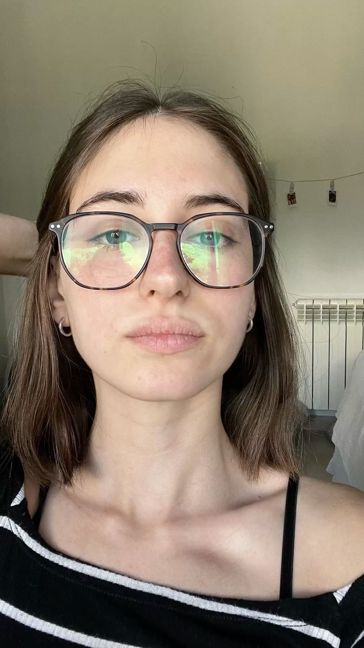 До: Селфи в очках